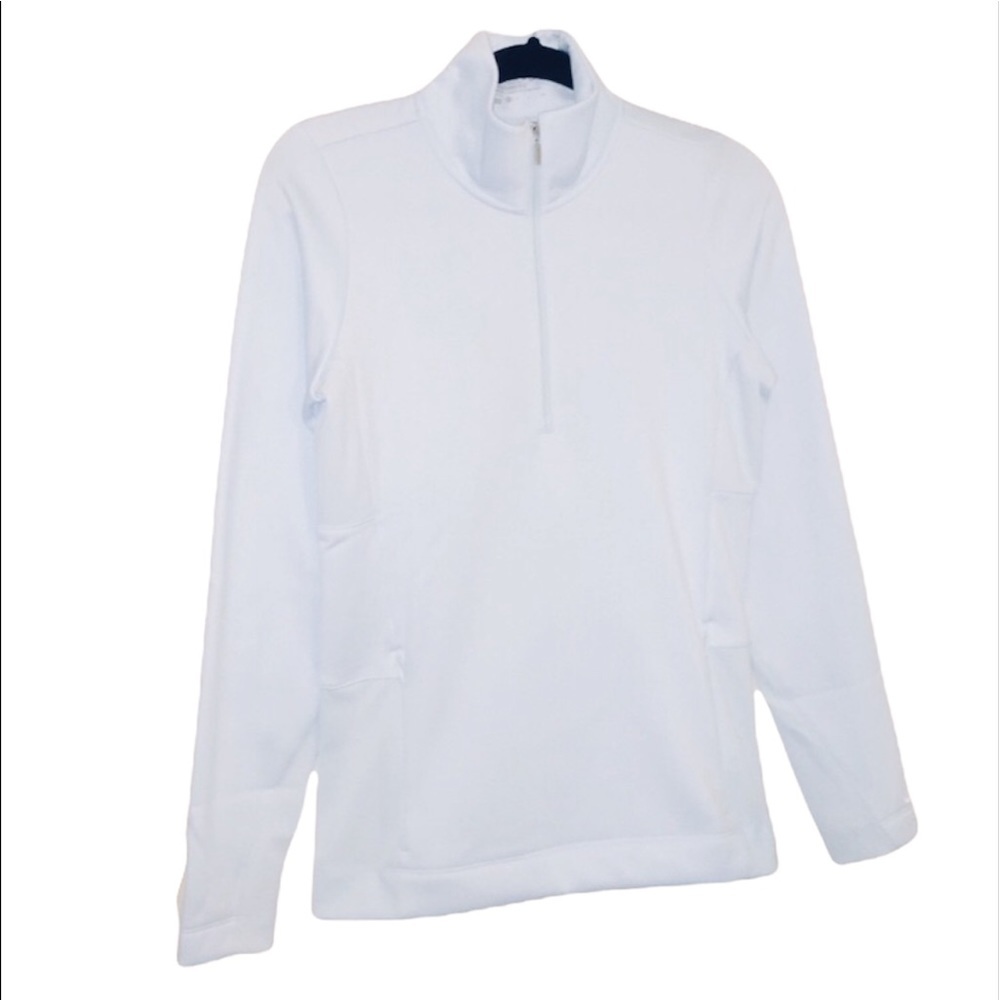 NWT Nike: Small Light Blue Thermal Half Zip Sweater